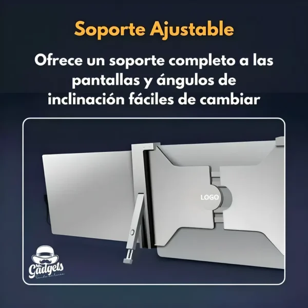 2 Pantallas Para Laptop Portátil Doble Monitor 14'' USB-C Mr. Gadgets s400 tecnología y gadgets mx 3