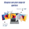 2 Pantallas Para Laptop Portátil Doble Monitor 14'' USB-C Mr. Gadgets s400 tecnología y gadgets mx 4