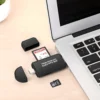 Adaptador de SD y micro SD a USB o USB tipo C NDOOL 3 en 1 USB 3.0 lector de tarjeta negro compatible múltiples dispositivos Tecnologia y widgets mx 2