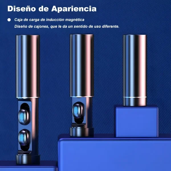 Audífonos Inalámbricos Bluetooth 5.0 Con Linterna y Manos Libres - Negro - tecnología y gadgets mx 6