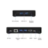 Higole 2 Tableta Industrial Windows 11 Mini PC Pantalla Táctil 16GB 256GB Intel N5095 Black tecnologia y widgets mx 2