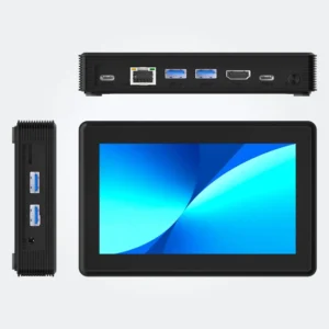 Higole 2 Tableta Industrial Windows 11 Mini PC Pantalla Táctil 16GB 256GB Intel N5095 Black tecnologia y widgets mx