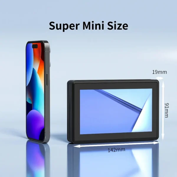 Higole 2 Tableta Industrial Windows 11 Mini PC Pantalla Táctil 16GB 256GB Intel N5095 Black tecnologia y widgets mx 4
