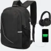Mochila impermeable con entrada de audifonos y cable USB E T EASYTAO para laptop 15.6 pulgadas colores disponibles negra azul rosa gris antirrobo Tecnologia y widgets mx