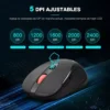 Mouse Inalambrico para pc 2,4G ergonómico DPI 5 niveles compatibilidad universal portable Tecnología y widgets mx 2