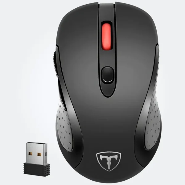 Mouse Inalambrico para pc 2,4G ergonómico DPI 5 niveles compatibilidad universal portable Tecnología y widgets mx