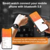 Smart Watch circular con audifonos VOVOAEWACH reloj inteligente auriculares Bluetooth 2 en 1 monitor de pasos frecuencia cardiaca presión arterial pulgadas Android iOS tecnologia y gadgets mx 4