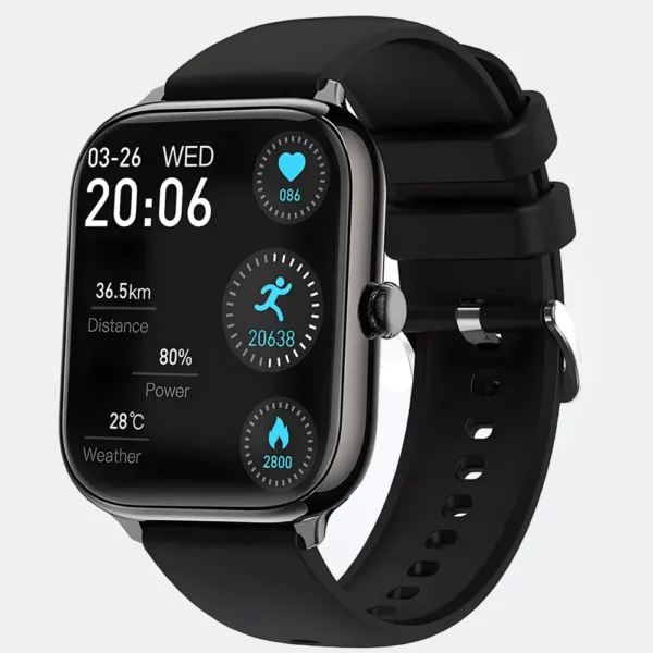 Smart Watch cuadrado deportivo Eulalia T11C 1.85 pulgadas HD táctil Bluetooth GPS frecuencia cardíaca sueño calorías 24 deportes IP67 Android iOS tecnología y gadgets mx