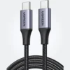 UGREEN 240W 5A Cable USB C a C 1M PD3.1 Carga Rápida Nylon Trenzado Compatible iPhone 15 MacBook Pro 2022 iPad Pro 2022 Galaxy S23 Ultra Dell XPS tecnologia y widgets mx