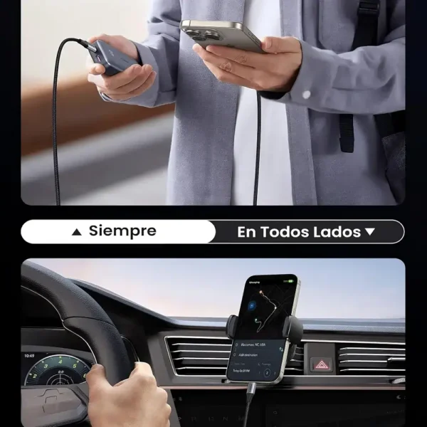 UGREEN 240W 5A Cable USB C a C 1M PD3.1 Carga Rápida Nylon Trenzado Compatible iPhone 15 MacBook Pro 2022 iPad Pro 2022 Galaxy S23 Ultra Dell XPS tecnologia y widgets mx 5