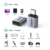 UGREEN Adaptador USB 3.0 OTG Tipo C a USB Hembra Convertidor Thunderbolt 3 MacBook Pro Air Xiaomi Samsung S20 S10 OTG tecnologia y widgets mx 2