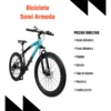 Bicicleta Montaña Profesional R26 21v Frenos Disco Cuadro L Turquesa Tecnología y Gadgets MX 3