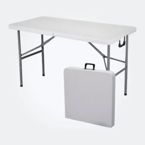 Mesa Plegable de 1.20 m para Exterior Vitasense Garden MESA-12 de Plástico Color Blanco Tecnología y gadgets mx
