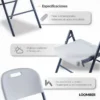 Pack 4 Sillas Plegables Loomber Tecnología y gadgets mx 3