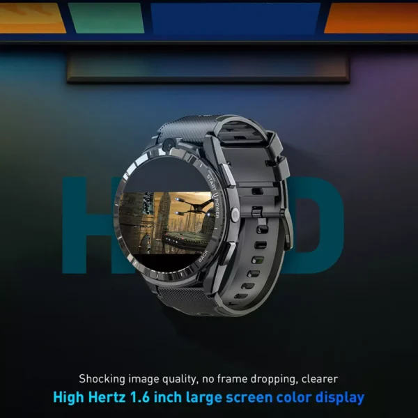 Smartwatch 6GB RAM 128GB ROM 4G Doble Chip Android 11 Generic Bisel Fix Correa Fix Caja Fix Tecnología y Gadgets MX 1