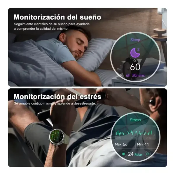 Smartwatch Militar Antimagnético Hombre Bluetooth Resistente IP68 FEIPUQU 2024 México Tecnología y Gadgets MX 3