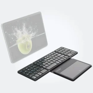 Teclado Inalámbrico Ultra Delgado Plegable Con Touchpad Gran tecnología y gadgets mx