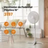 Ventilador De Pedestal Mytek de 16 Pulgadas Modelo 3197 Blanco Tecnología y Gadgets MX 1