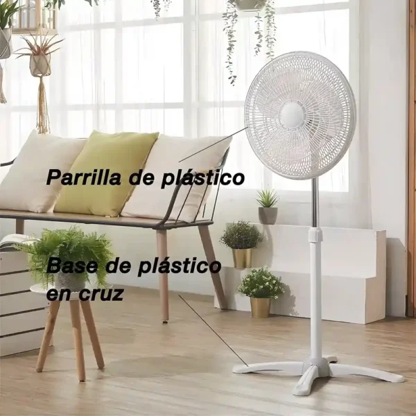 Ventilador De Pedestal Mytek de 16 Pulgadas Modelo 3197 Blanco Tecnología y Gadgets MX 3