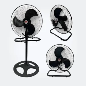 Ventilador Metálico 3 en 1 de 18 Pulgadas para Pedestal, Mesa y Pared Tecnología y gadgets MX