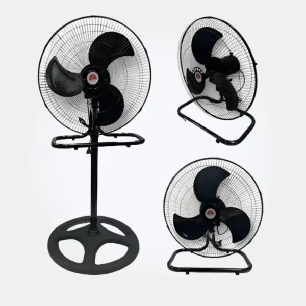 Ventilador Metálico 3 en 1 de 18 Pulgadas para Pedestal, Mesa y Pared Tecnología y gadgets MX