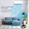 Ventilador Pro 3 en 1, Piso, Pared y Pedestal con 5 Aspas de Aluminio, Tecnología y Gadgets MX 5